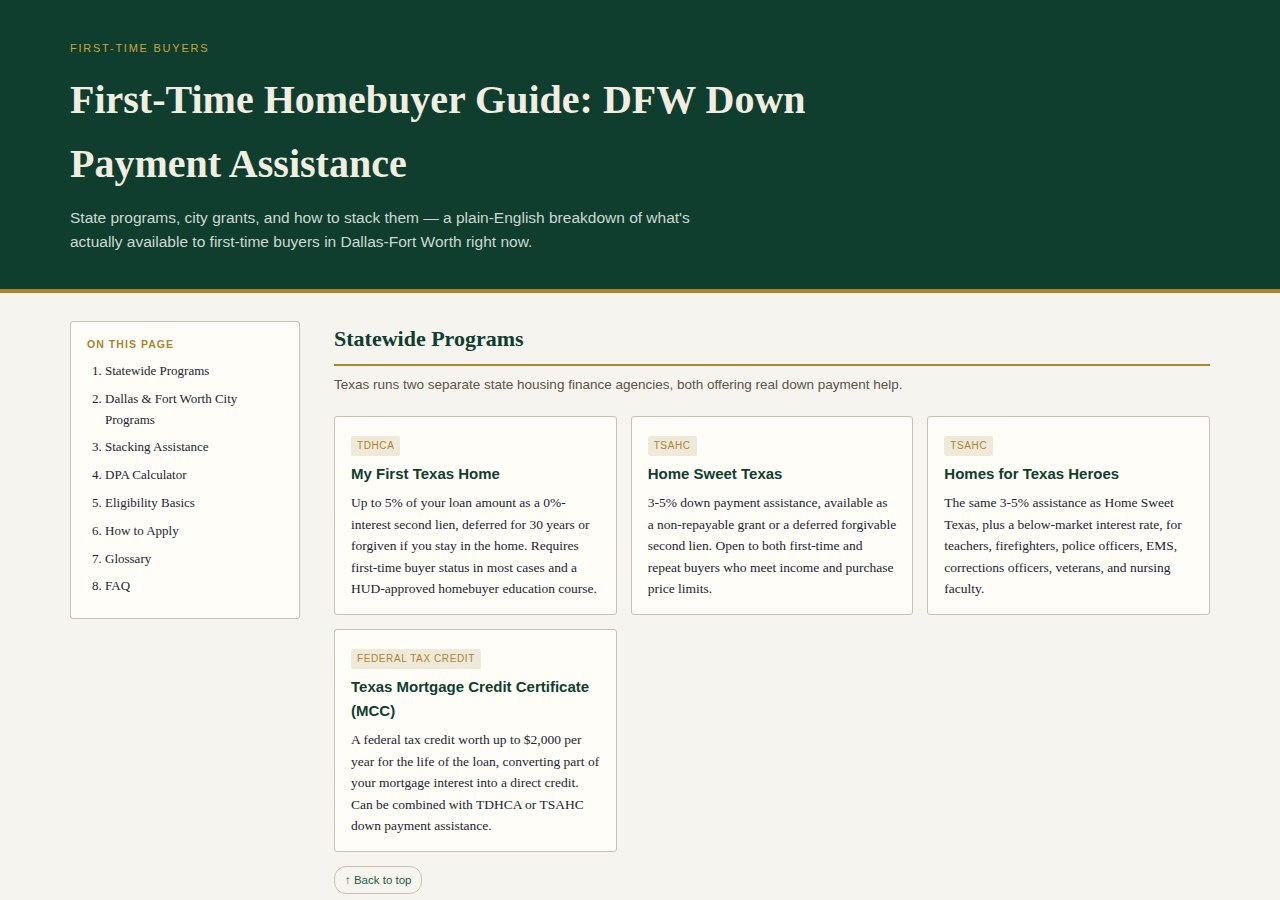 First-Time Homebuyer Guide preview