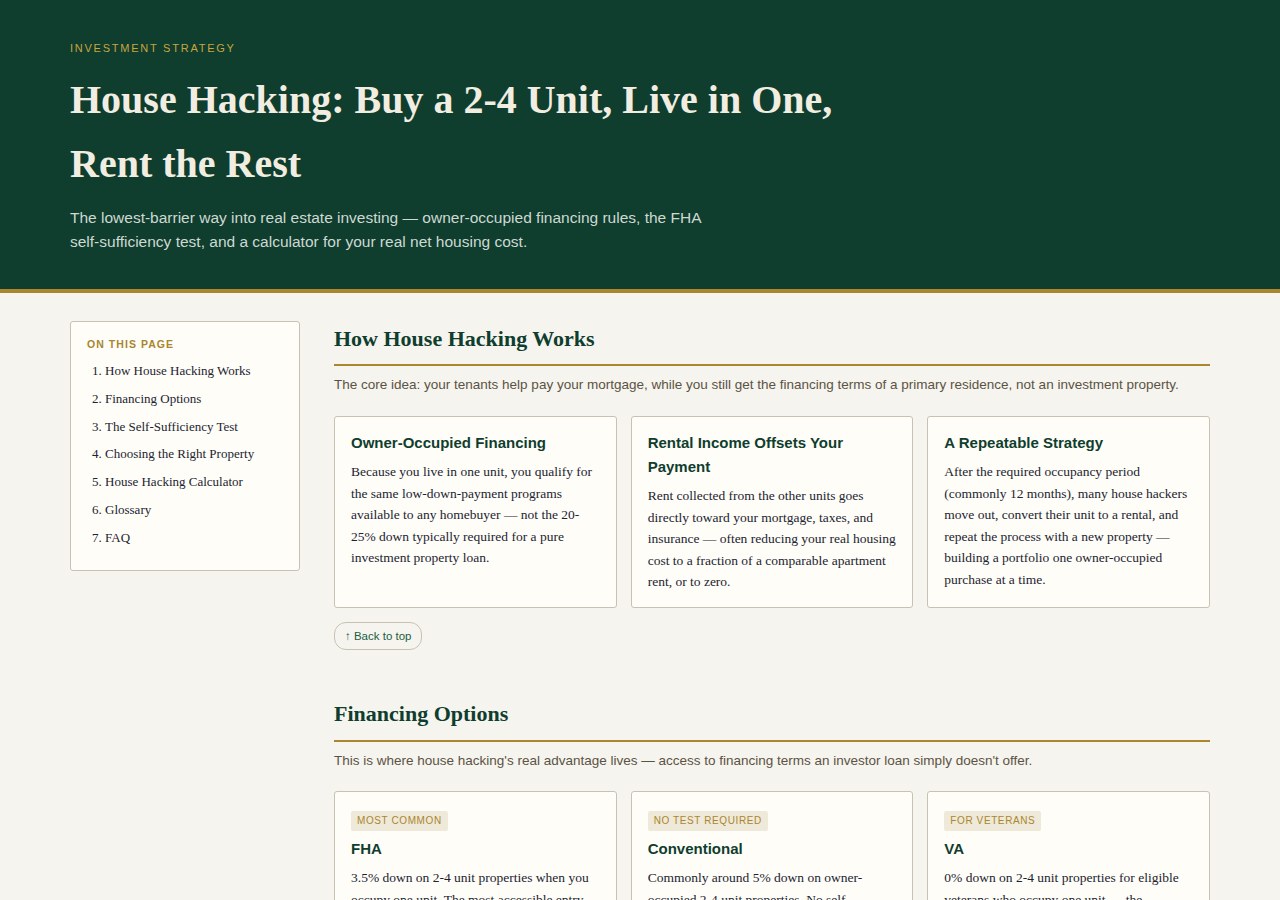 House Hacking Guide preview